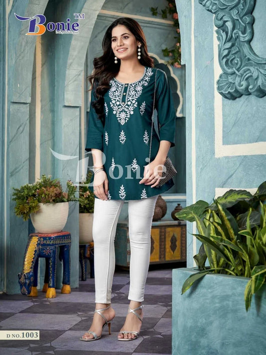 Short Lucknowi Kurtis