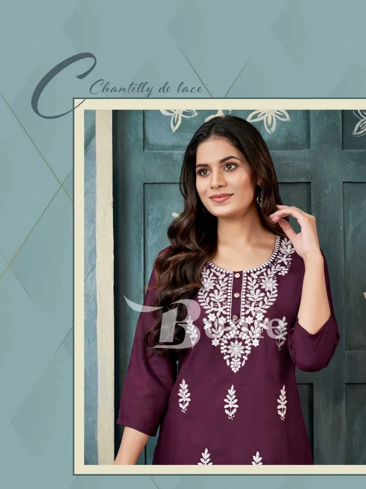 Short Lucknowi Kurtis