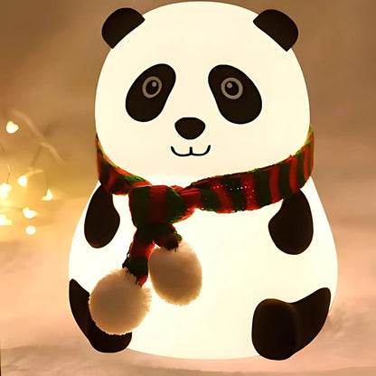 Rechargeable Silicone Panda Night Light for Kids